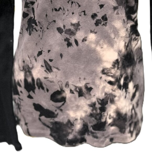 3/$25 ๐Hand Tie-Dye Reverse Bleach Long Sleeve T | Stretch Cotton | Streetwear - Picture 3 of 3